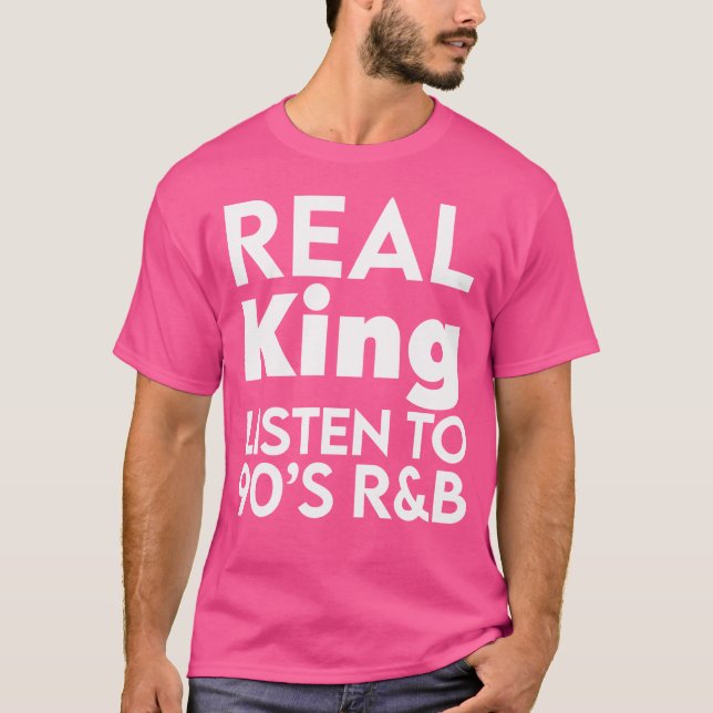 Camiseta Música Rb De 90 Para Rapazes Caras Rnb Rhythm An (Frente)