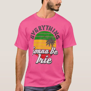 Camiseta Música Reggae Tudo Irie Rasta Rastafari Jamaicano