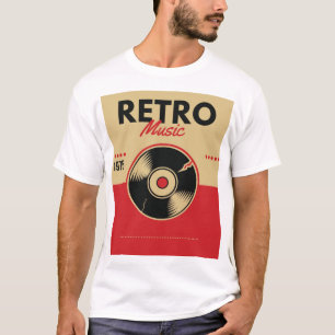 Camiseta Música retrô