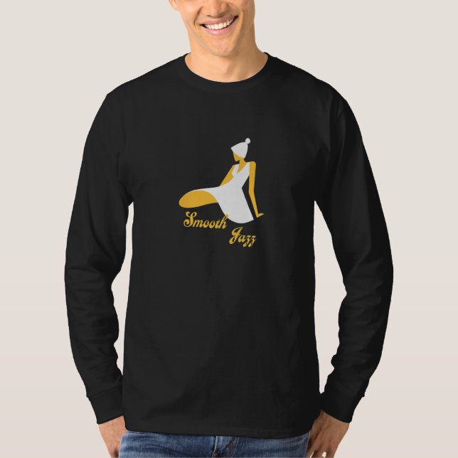 Camiseta Música Retro de Jazz Suave (Frente)