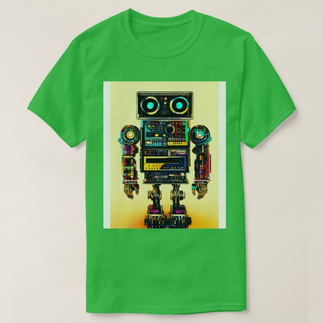 Camiseta Música robótica (Frente do Design)