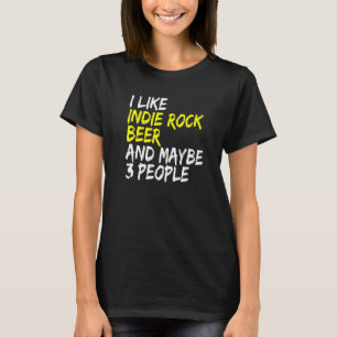Camiseta Música rock dizendo bebedeira de cerveja do festiv