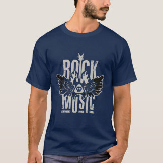 Camiseta Música Rock RocknRoll Design de Guitarra