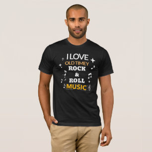 CAMISETA MÚSICA ROCK-ROLL ANTIGA