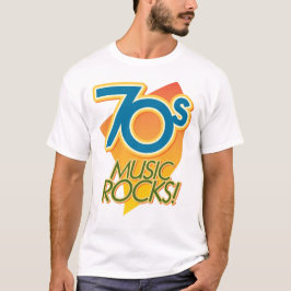 Camiseta Música Rocks dos anos 70!