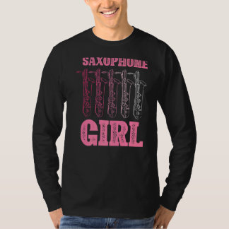 Camiseta Música saxofone Musical Instrumento Musical Divers