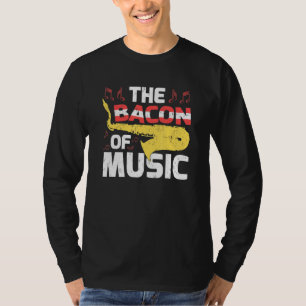 Camiseta Música Saxofone O Bacon Da Música