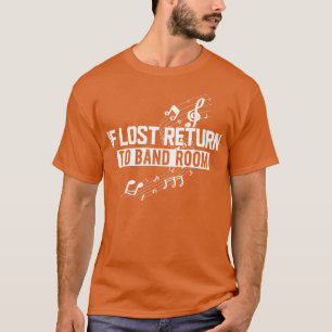 Camiseta Música Se perder retorna à sala w