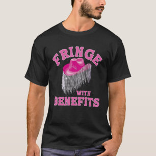 Camiseta Música sertaneja, rosa-rosa, branca