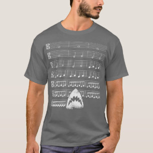 Camiseta Música Shark EngraçadoPara Lover Música