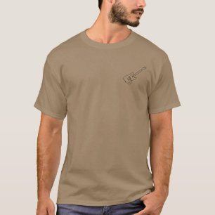 Camiseta música T das guitarra