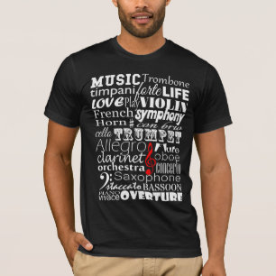 Camiseta Música T-shirt