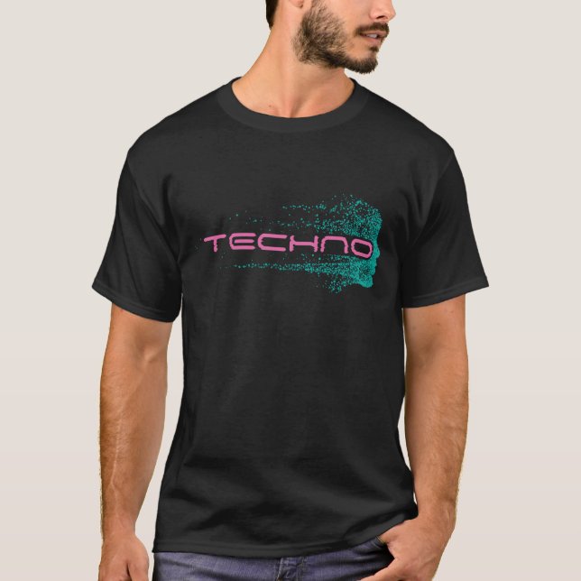 Camiseta Musica Techno DJ Festival EDM Festa (Frente)