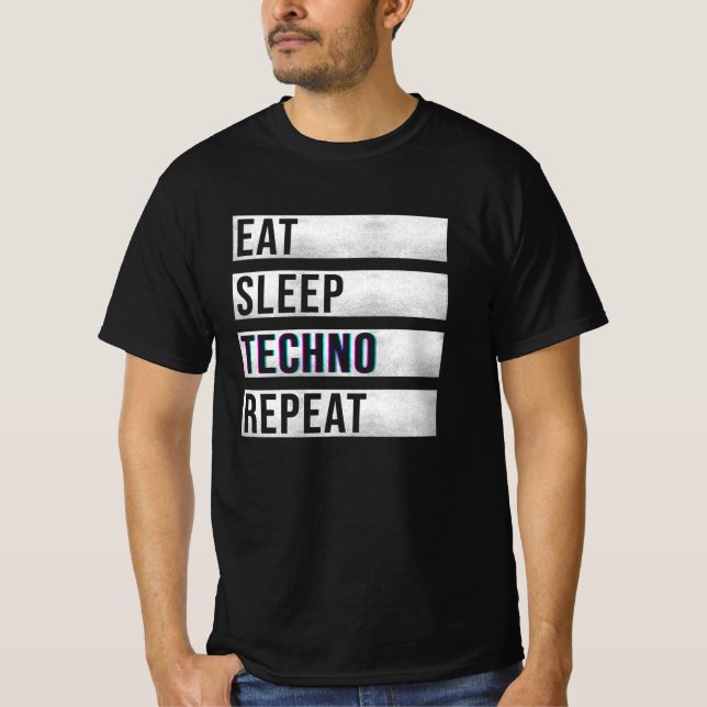 Camiseta Música Techno Eletro (Frente)