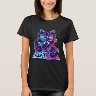 Camiseta Música Techno House EDM Dj Funny Animal Lov de Gua