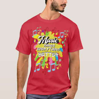 Camiseta Música torna tudo melhor