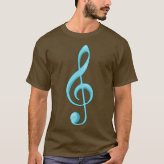 Camiseta Música Treble Clef Piano Guitar