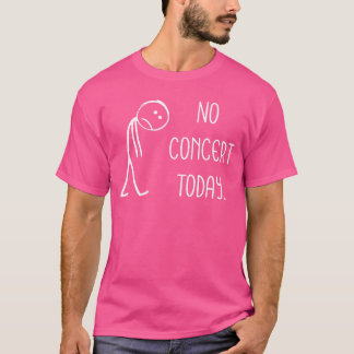 Camiseta Música triste da figura do concerto de amantes sem