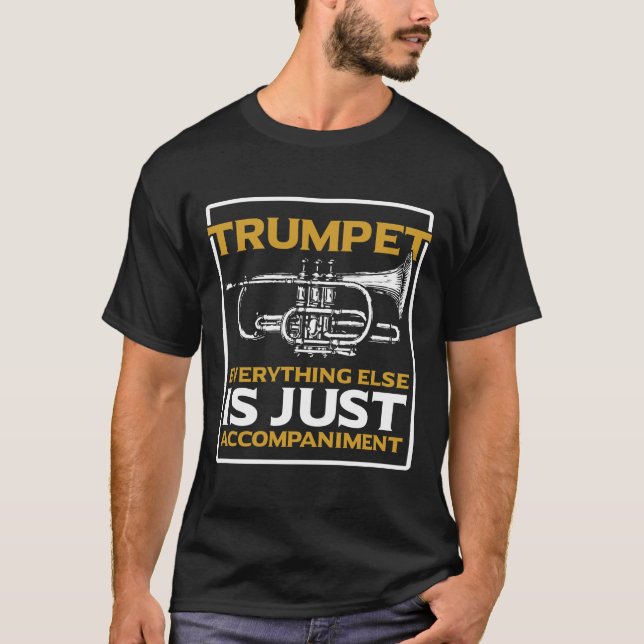 Camiseta Música trompeta (Frente)