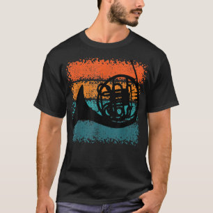 Camiseta Música vi do tocador de instrumentos do Horn Lover