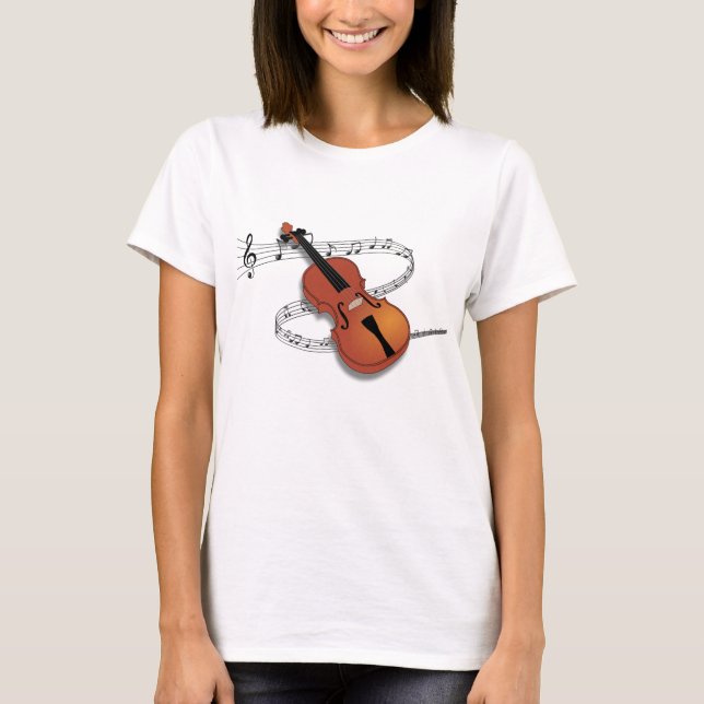 Camiseta Música Violina (Frente)