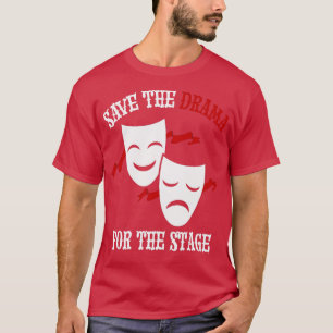 Camiseta Musicais do Nerd de Teatro Musical Drama Broadway