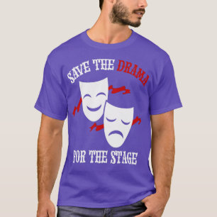 Camiseta Musicais do Nerd de Teatro Musical Drama Broadway