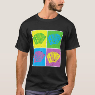 Camiseta Musical Accordion Musical Instrumento Musical Folk