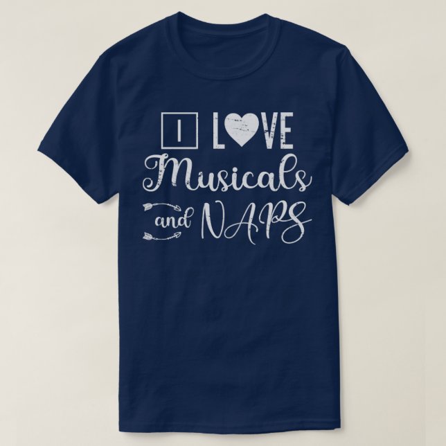 Camiseta Musical Ator Naps Engraçado Citação Musical (Frente do Design)