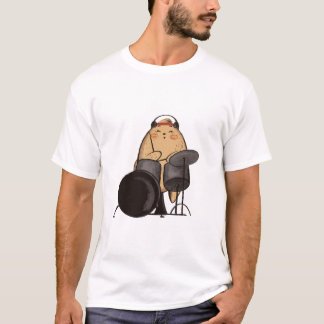 Camiseta Musical Cat T-Shirt | Cute Music Lover Design