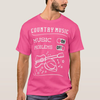 Camiseta Musical country de música guitarrista feminina