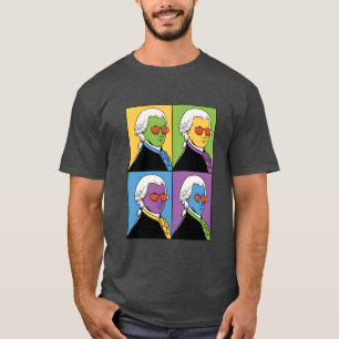 Camiseta Musical de Compositor Musical Mozart Clássico