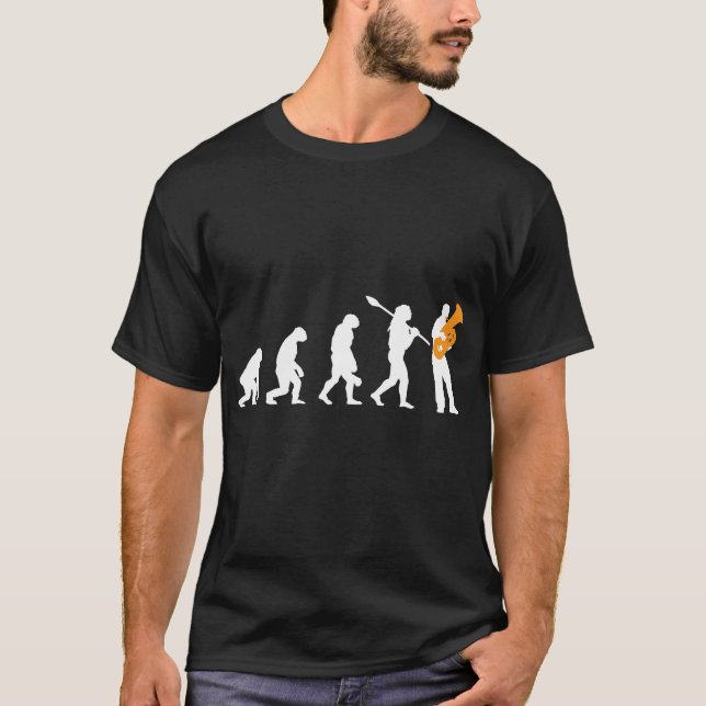 Camiseta Musical de instrumentos de música e som de Tuba (Frente)