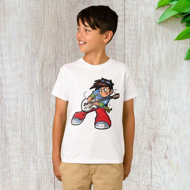 Camiseta Musical do Diário Guitarrista do legal Rock Star (Criador carregado)