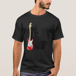 Camiseta Musical Electric Guitar Rock And Roll Strategy