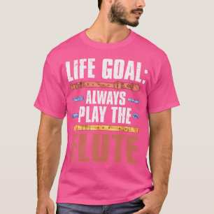 Camiseta Musical Flute Player Funny Flutist Marching Banda