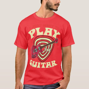 Camiseta Musical Guitar Pick Guitarrista Música Engraçado V
