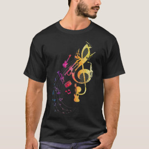 Camiseta Musical Instruments Composer Music Note Musician T