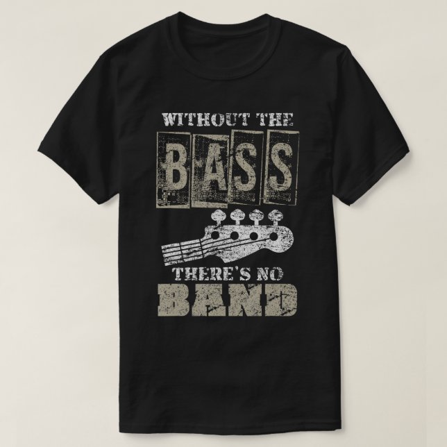 Camiseta Musical Lover Dif Idea Bass Player Guitarra (Frente do Design)
