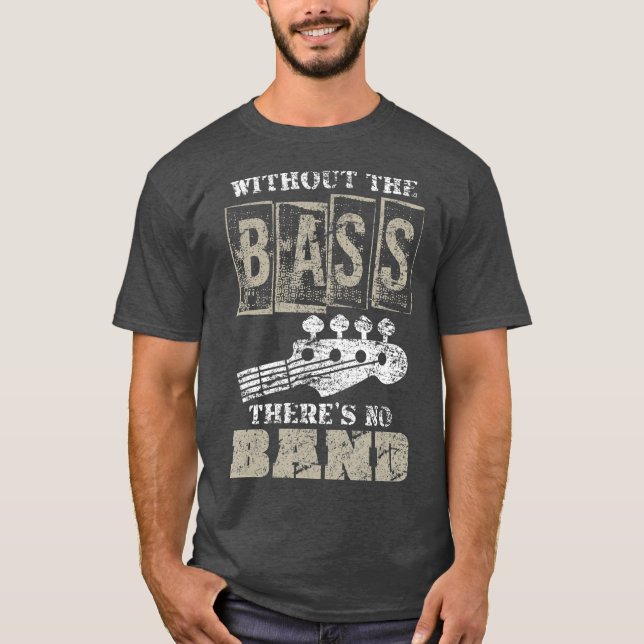 Camiseta Musical Lover Dif Idea Bass Player Guitarra (Frente)