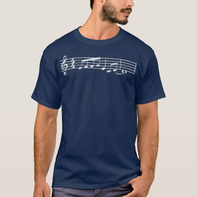 Camiseta Musical Nota O Font Mozart Classic Music (Frente)