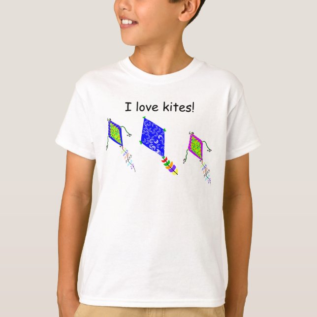Camiseta Musical Notes Crescent Moons Kids Kite (Frente)