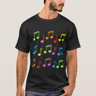 Camiseta Musical Notes Music Lover Melody Harmony Orgulhoso