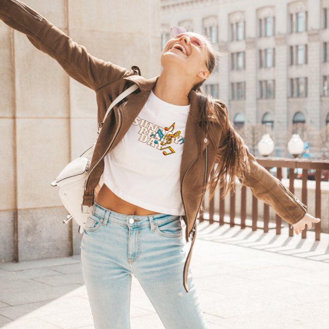 Camiseta Musical Notes Sunday the Best Day T-Shirt (Criador carregado)