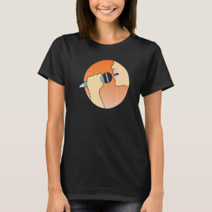 Camiseta Musical Singer Microphone Music Premium