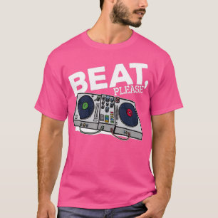 Camiseta Músicas de dança de disco de alto salto de músi