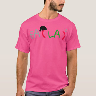 Camiseta Músicas de Math Fa La Fa La Christmas
