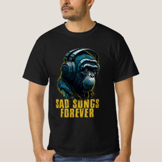Camiseta Músicas Tristes Para Sempre, Melodias Melancólicas
