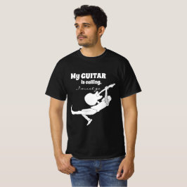 Camiseta Musician Gift "My Guitar Is Calling"