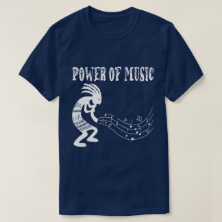Camiseta Musicien tribal blanc